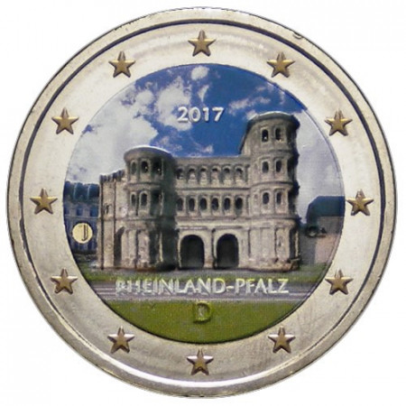 2017 * 2 Euro GERMANY "Porta Nigra in Trier - Rhineland-Palatinate" Colored