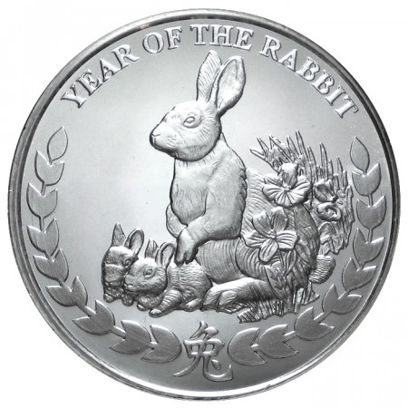 2011 * 1000 Shillings 1 OZ Somaliland Year of the Rabbit