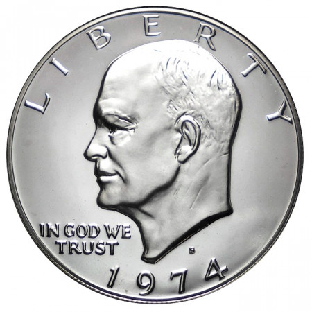 1974 * 1 Silver Dollar United States proof Eisenhower S