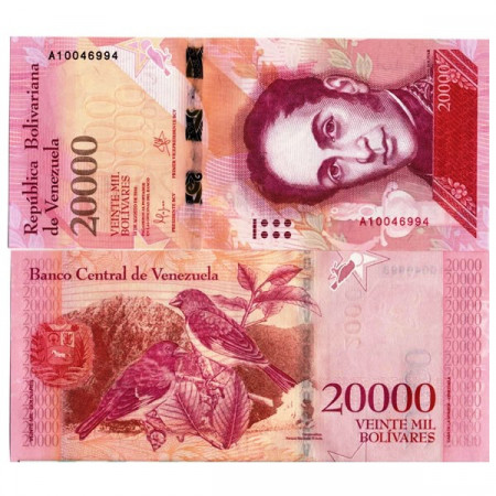 2016 * Banknote Venezuela 20.000 Bolivares "Simón Bolívar" (pNew) UNC