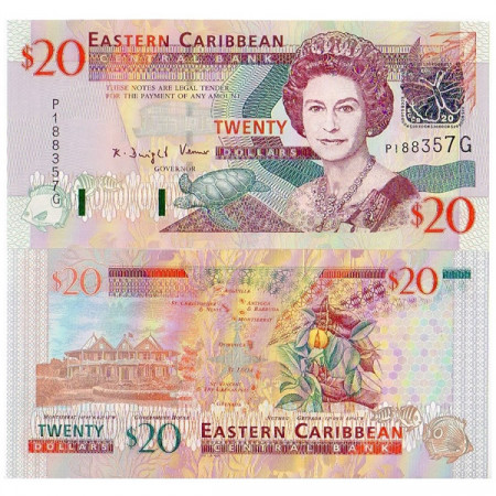 ND (2003) * Banknote East Caribbean States "Grenada" 20 Dollars UNC