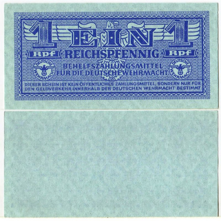 ND (1942) * Banknote Germany 1 Reichspfennig "Military - Wehrmacht" (pM32) UNC