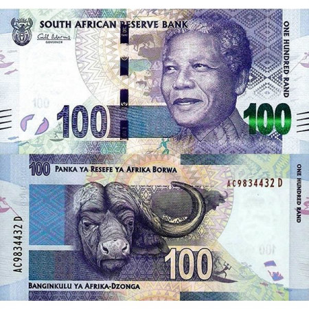 ND (2012) * Banknote South Africa 100 Rand "Nelson R Mandela" (p136) aUNC