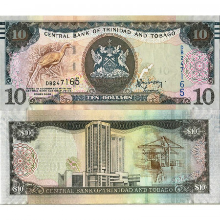 2006 * Banknote Trinidad and Tobago 10 Dollars "Cocrico" (p57a) aUNC