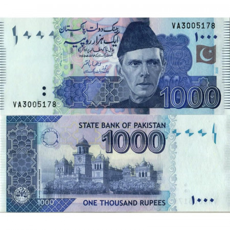 2020 * Banknote Pakistan 1000 Rupees "Mohammed Ali Jinnah" (p50) UNC