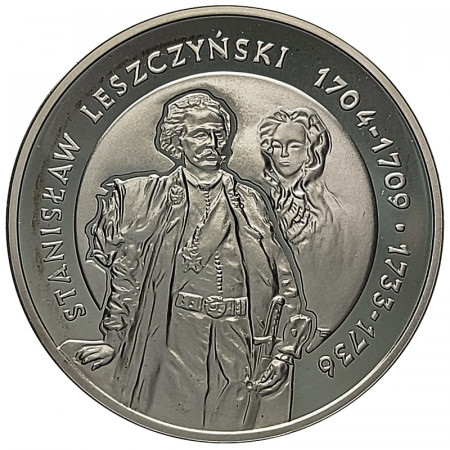 2003 * 10 Zlotych Silver Poland "Polish Kings and Princes - Stanislaw Leszczynski" (Y 475) PROOF