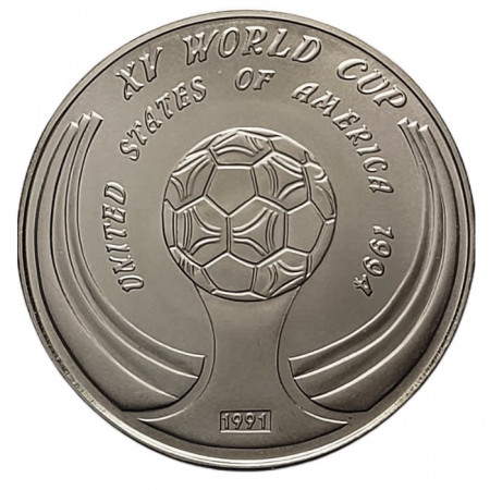 1991 * 50 Kip Silver Laos "USA 94 World Cup" (KM 44) UNC