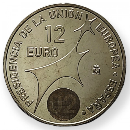 2002 * 12 Euro Silver Spain "Spanish European Union Presidence" (KM 1049) UNC