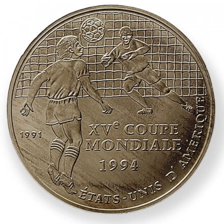 1991 * 500 Francs Silver People's Republic Congo "FIFA World Cup 1994 in the USA" (KM 6) UNC