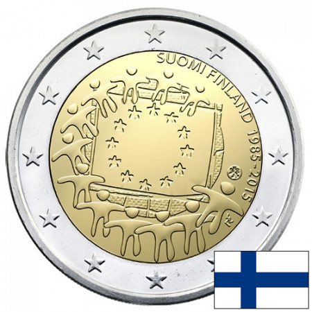 2015 * 2 Euro FINLAND "30th Anniversary of the Flag of Europe"