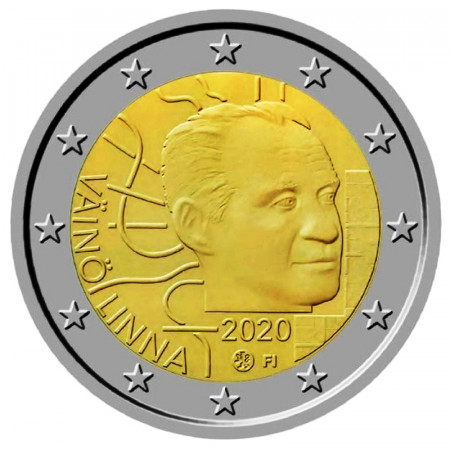 2020 * 2 Euro FINLAND "100 Years Since the Birth of Väinö Linna" UNC