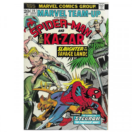 Comics Marvel #19 03/1973 “Marvel Team-Up ft Spiderman – Kazar”