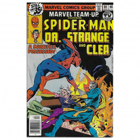 Comics Marvel #80 04/1979 “Marvel Team-Up ft Spiderman - Dr Strange and Clea”