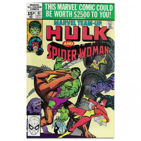 Comics Marvel #97 09/1980 “Marvel Team-Up Hulk - Spiderwoman”