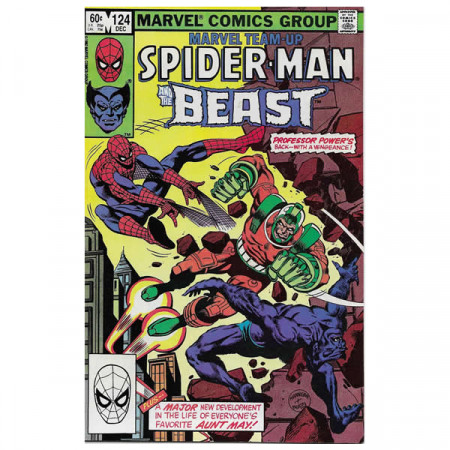 Comics Marvel #124 12/1982 “Marvel Team-Up Spiderman - Beast”