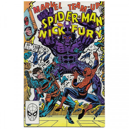 Comics Marvel #139 03/1984 “Marvel Team-Up Spiderman - Nick Fury”