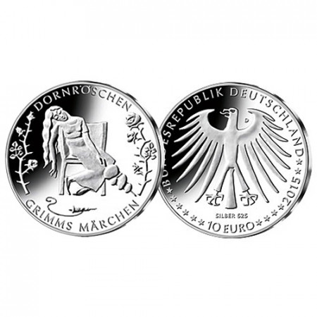 2015 * 10 Euro GERMANY "Sleeping Beauty" (Mint D)