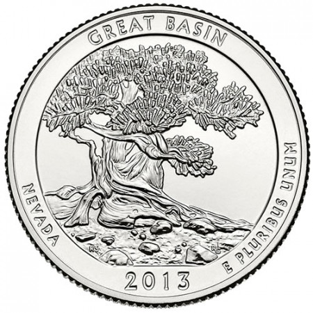 2013 * Quarter dollar United States Great Basin