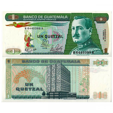 1989 * Banknote Guatemala 1 Quetzal (p66) UNC