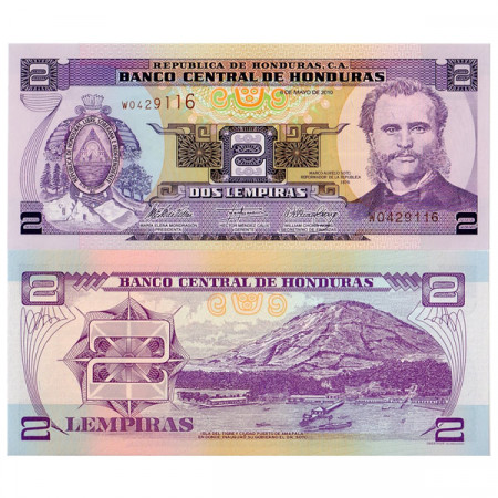 2010 * Banknote Honduras 2 Lempiras UNC