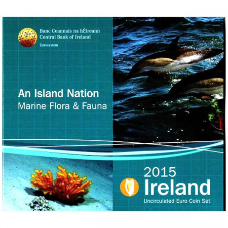 2015 * IRELAND Official Euro Coin Set "Marine Flora e Fauna"