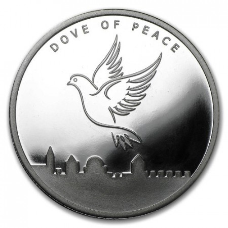 2015 * Troy Ounce 1 OZ Silver Ounce "Israel - Jerusalem"