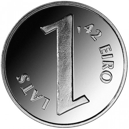 2013 * 1 Lats Latvia Parity Coin