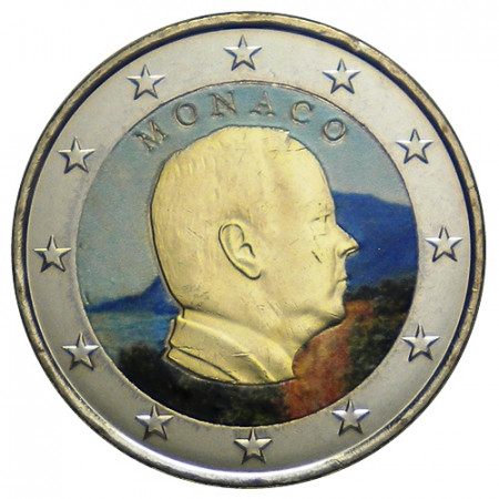 2016 * 2 Euro MONACO "Albert II" Colored