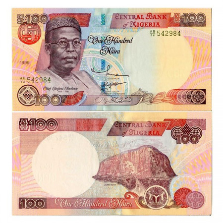 1999 * Banknote Nigeria 100 Naira “O Awolowo” (p28b) UNC