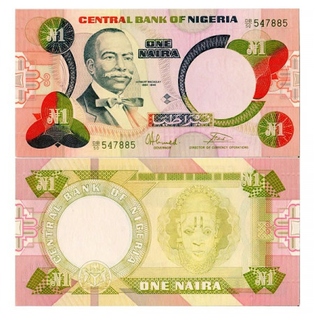 ND (1984-) * Banknote Nigeria 1 Naira "H Macaulay" (p23b) UNC