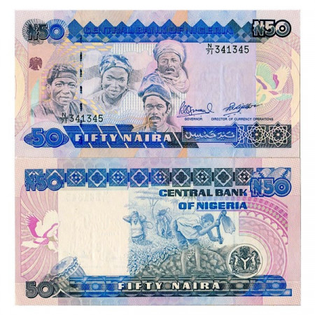 ND (1991) * Banknote Nigeria 50 Naira (p27c) UNC