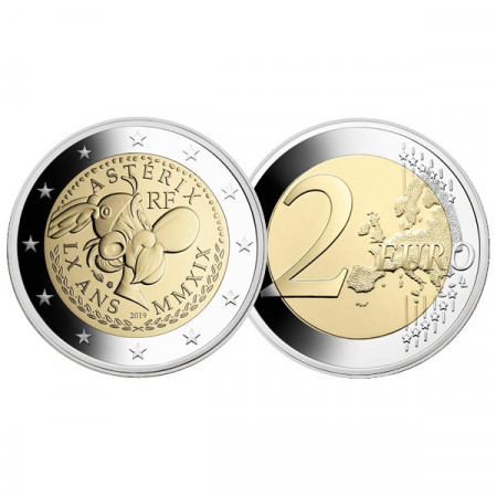 2019 * 2 Euro FRANCE "60th Anniversary of Asterix" PROOF