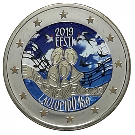 2019 * 2 Euro ESTONIA "150th First Estonian Song Festival" Colored