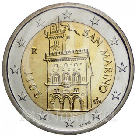 2011 * 2 Euro SAN MARINO "Government Building" UNC