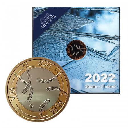 2022 * 5 Euro FINLAND "World Hockey Championships" PROOF