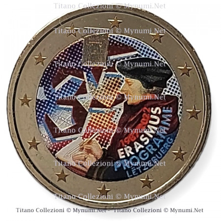 2022 * 2 Euro LUXEMBOURG "35th Anniversary of the Erasmus Programme" Colored
