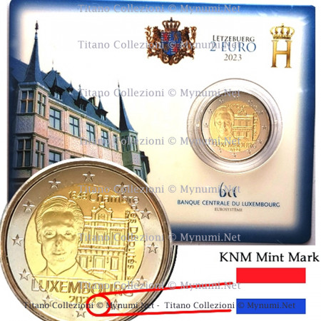 2023 * 2 Euro LUXEMBOURG "175th Chamber of Deputies and Constitution" Version 2 Coincard BU