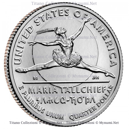 2023 * Quarter Dollar (25 Cents) United States "American Women - Maria Tallchief" UNC