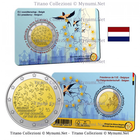 2024 * 2 Euro BELGIUM "Presidency of the Council of the European Union" Dutch Side Coincard