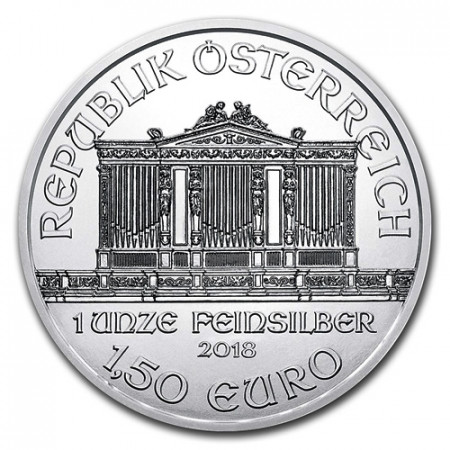 2018 * 1,50 Euro 1 OZ Ounce Austria "Philharmonic" BU