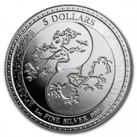 2018 * 5 Dollars Silver 1 OZ Tokelau "Equilibrium" BU