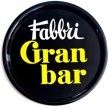 1960ca * Tin Tray "FABBRI - Gran Bar" Italy (A-)