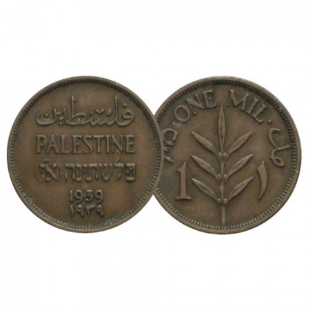 1939 * 1 Mil Palestine "British Mandate" (KM 1) VF+