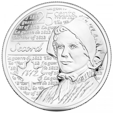 2013 * Quarter dollar Canada Laura Secord