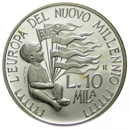 1998 * 10.000 Lire Silver San Marino "3rd Millennium" (KM 387) PROOF