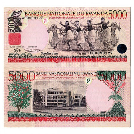 1998 * Banknote Rwanda 5000 Francs (p28a) UNC