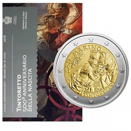 2018 * 2 Euro SAN MARINO "500 Birth of Tintoretto" BU