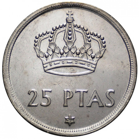 RY (1976-80) * 25 Pesetas Spain "Juan Carlos I" (KM 808) UNC