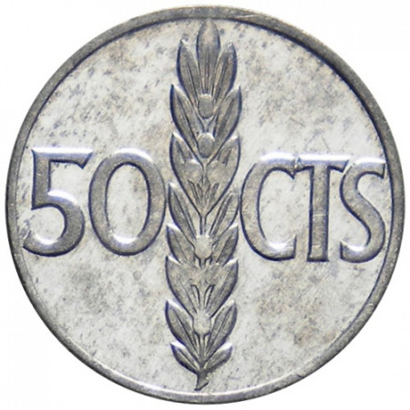 RY (1967-75) * 50 Centimos Spain "Francisco Franco – Caudillo" (KM 795) VF-CIRC