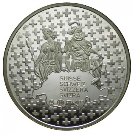 2006 * Silber Unze 1 OZ Silver Ounce "Switzerland - Confédération" BU